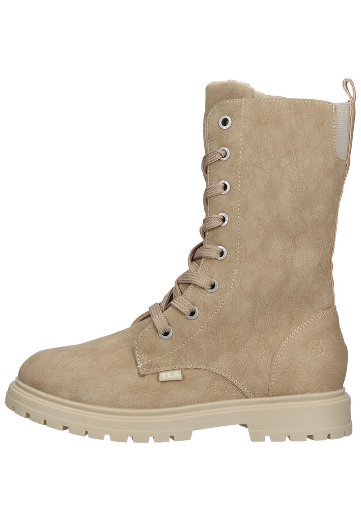 s.Oliver Stiefel Lederimitat Sand - surf4shoes