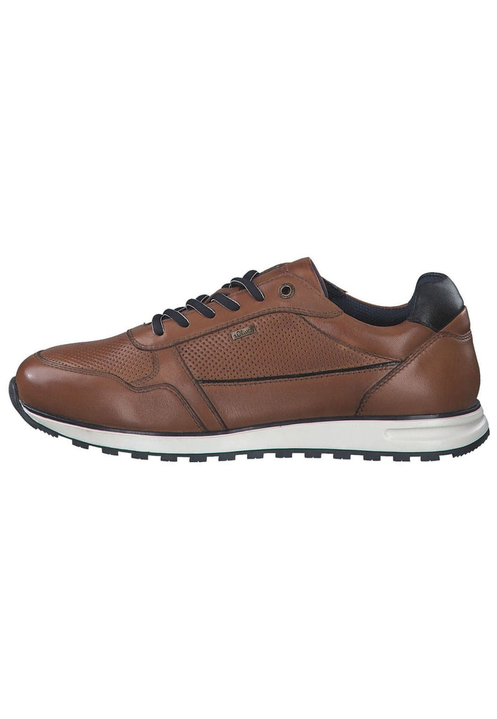 s.Oliver Sneaker Leder Cognac - surf4shoes