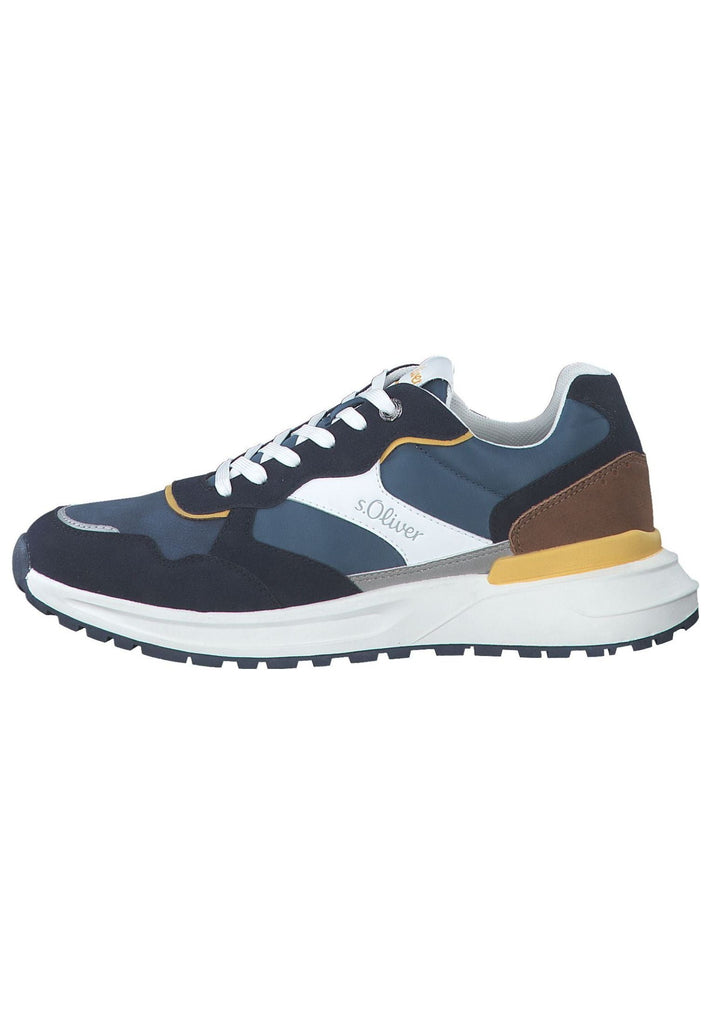 s.Oliver Sneaker Lederimitat/Textil Navy - surf4shoes