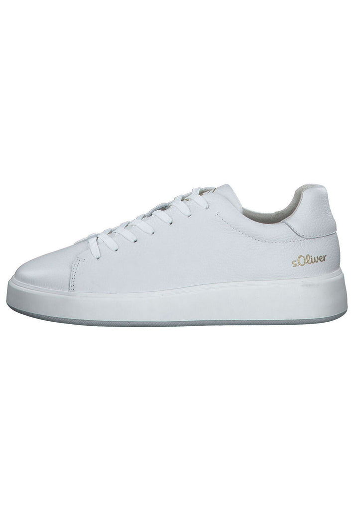s.Oliver Sneaker Leder Weiß - surf4shoes