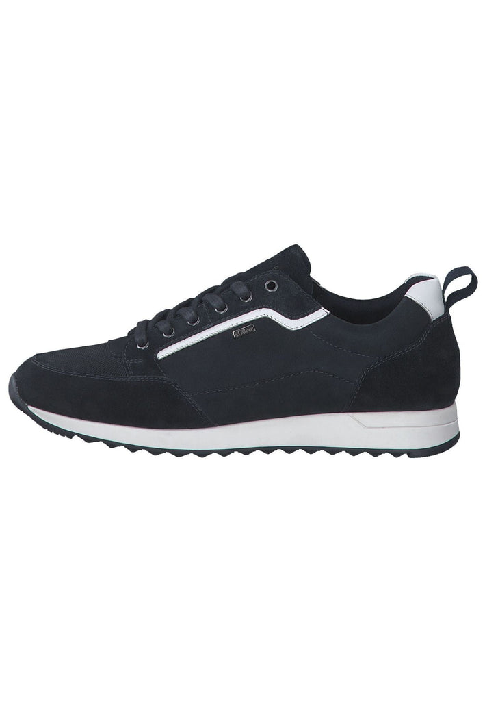 s.Oliver Sneaker Leder Navy - surf4shoes
