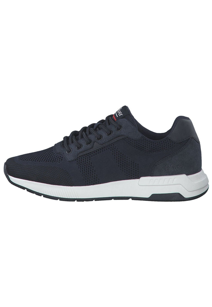 s.Oliver Sneaker Lederimitat/Textil Navy - surf4shoes