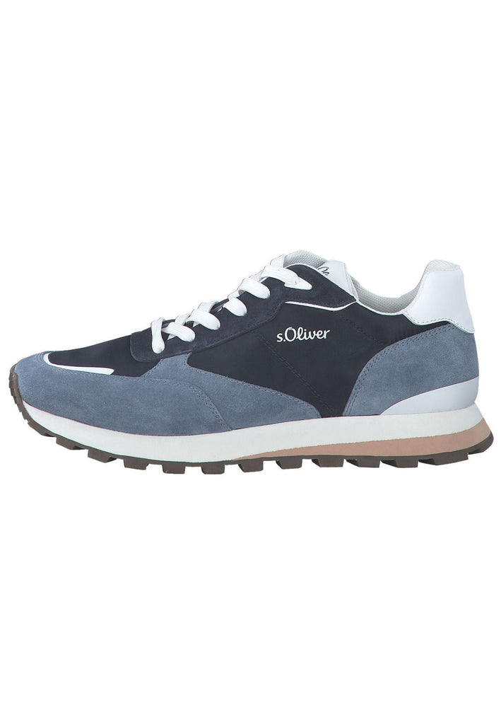 s.Oliver Sneaker Lederimitat/Textil Navy - surf4shoes