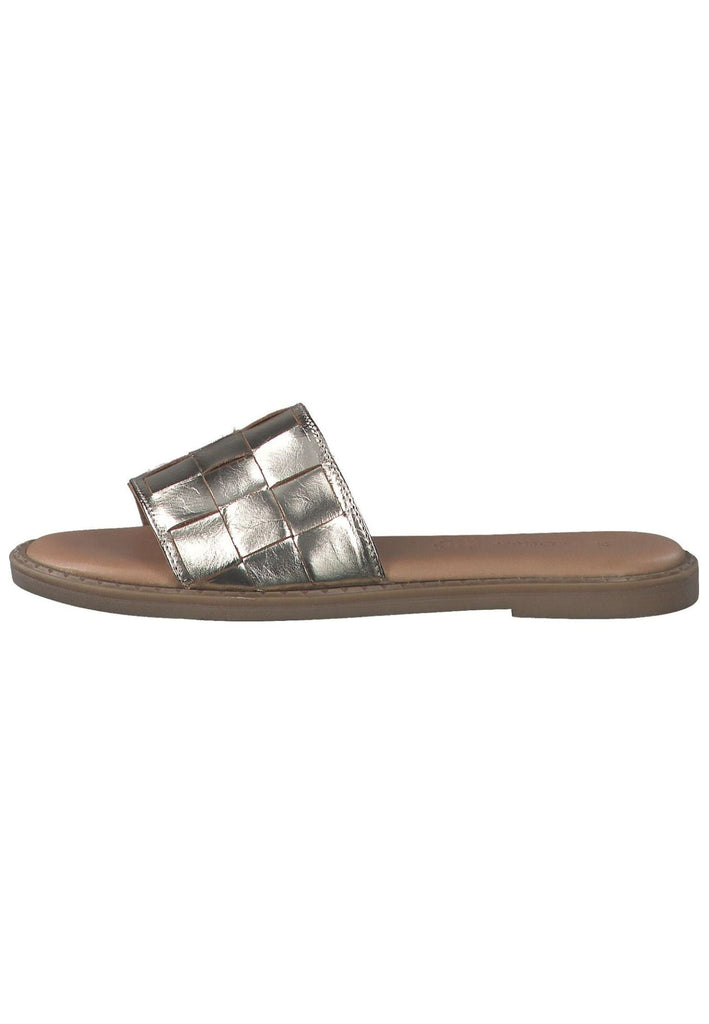 s.Oliver Pantoletten Leder Platinum - surf4shoes