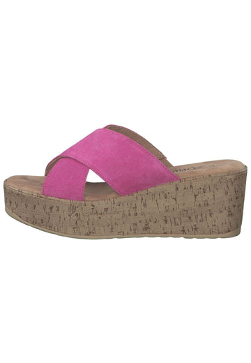 s.Oliver Pantoletten Leder Pink - surf4shoes