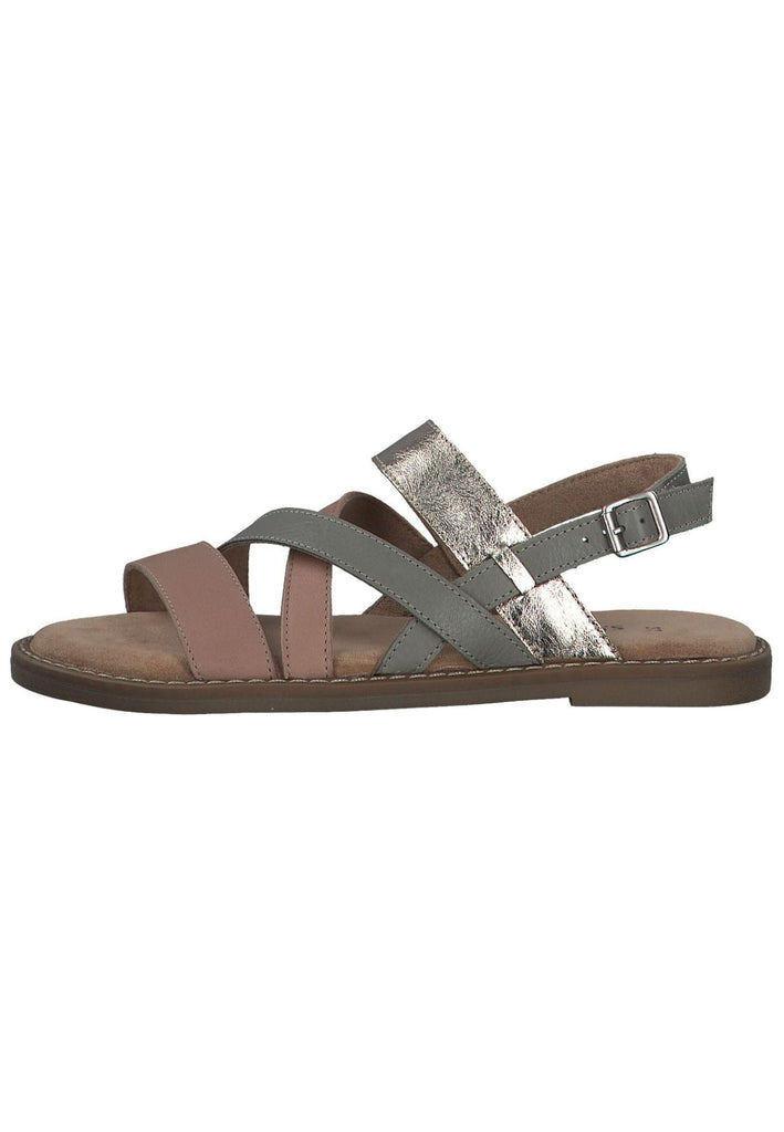 s.Oliver Sandalen Leder Gold - surf4shoes