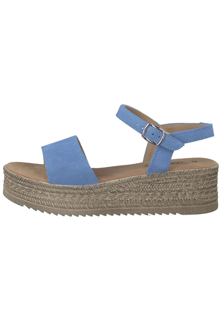 s.Oliver Sandalen Leder Blau - surf4shoes