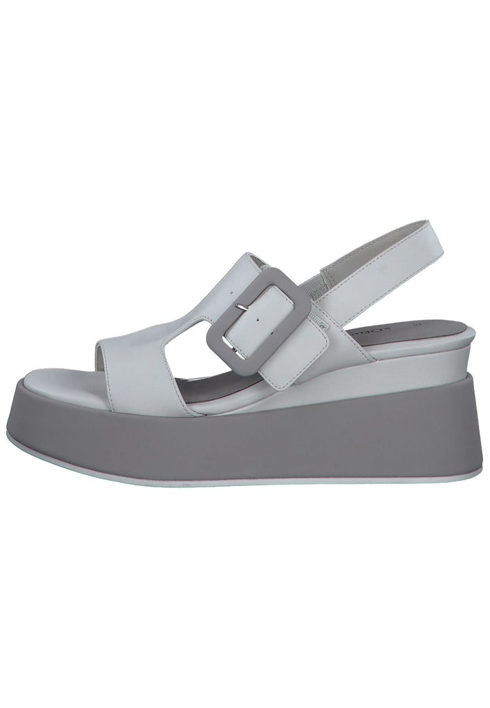 s.Oliver Sandalen Lederimitat Hellgrau - surf4shoes