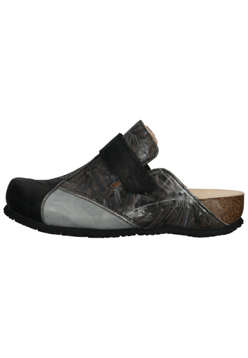 Think! Pantoletten Glattleder Schwarz Kombi - surf4shoes