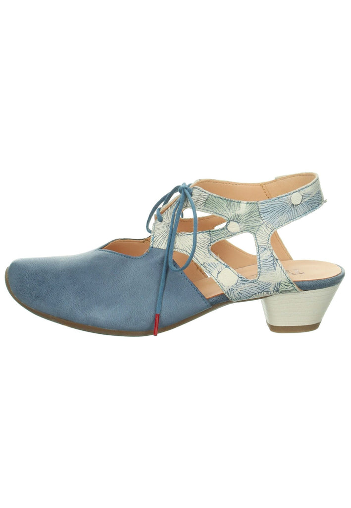 Think! Pumps Leder Denim - surf4shoes