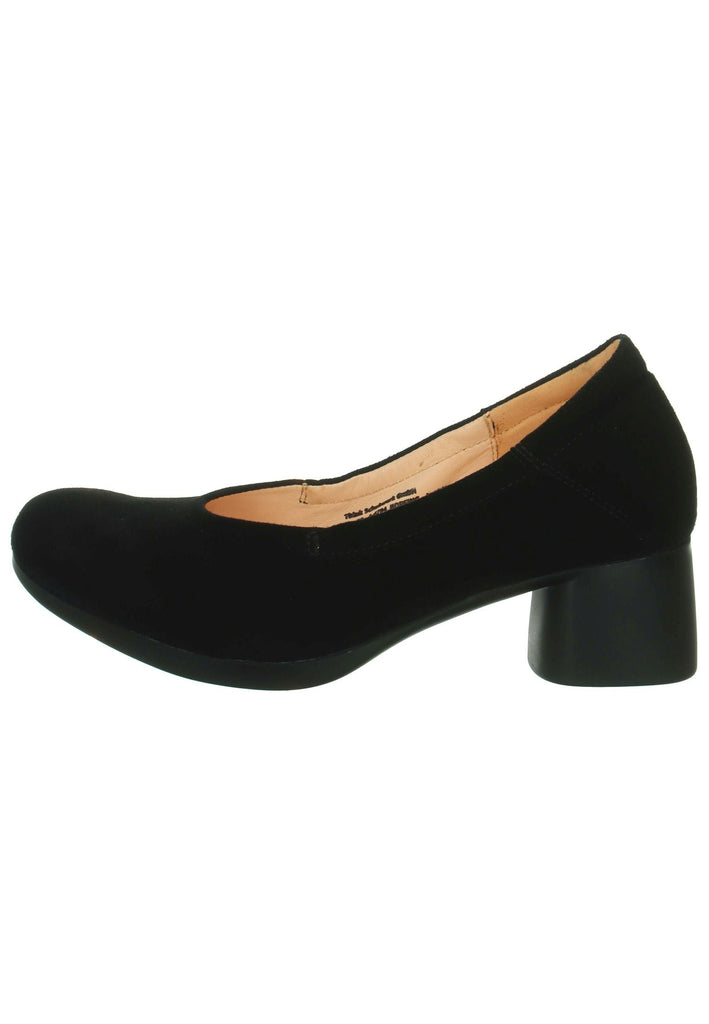 Think! Pumps Veloursleder Schwarz - surf4shoes