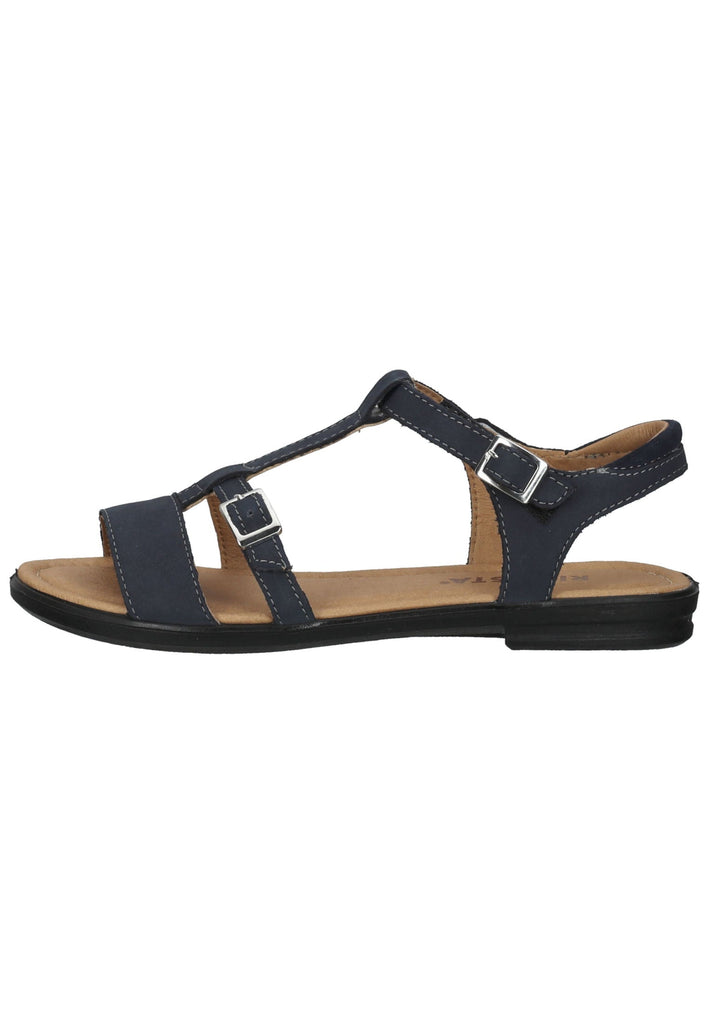 Ricosta Sandalen Nubukleder Dunkelblau - surf4shoes
