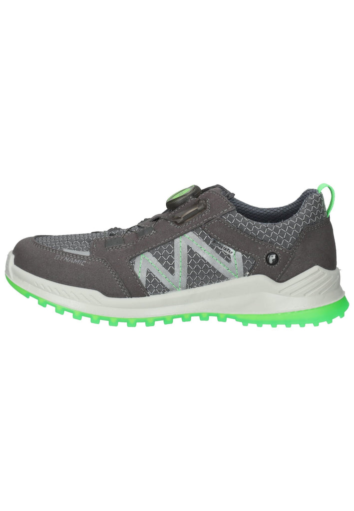 Ricosta Sneaker Lederimitat Grau/Grün - surf4shoes
