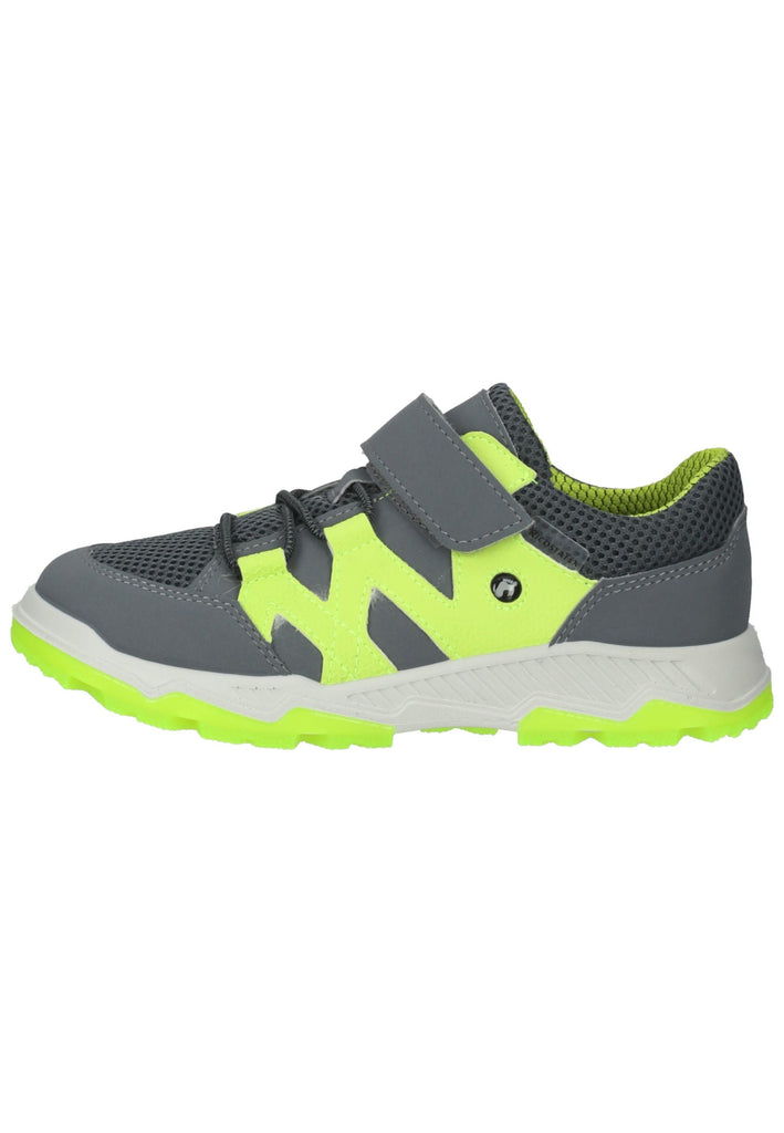 Ricosta Sneaker Leder/Textil Grau/Gelb - surf4shoes