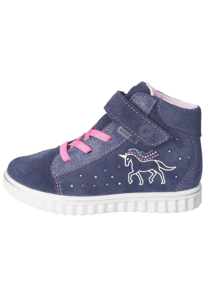 Ricosta Sneaker Veloursleder Dunkelblau - surf4shoes