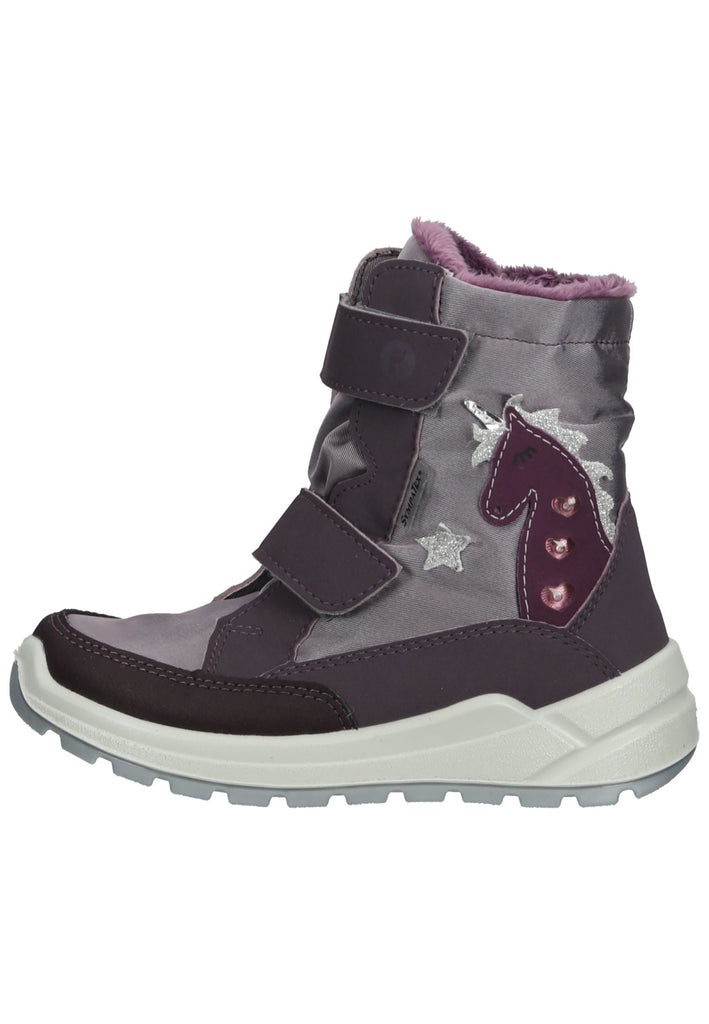 Ricosta Stiefelette Lederimitat/Textil Purple Warmfutter - surf4shoes