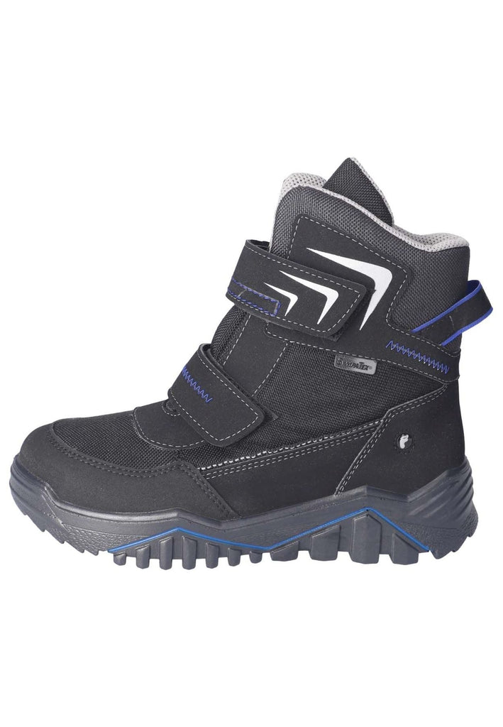 Ricosta Stiefelette Lederimitat/Textil Schwarz Warmfutter - surf4shoes