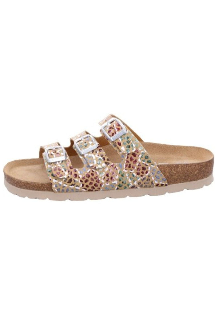 Rohde Pantoletten Lederimitat Multicolor - surf4shoes