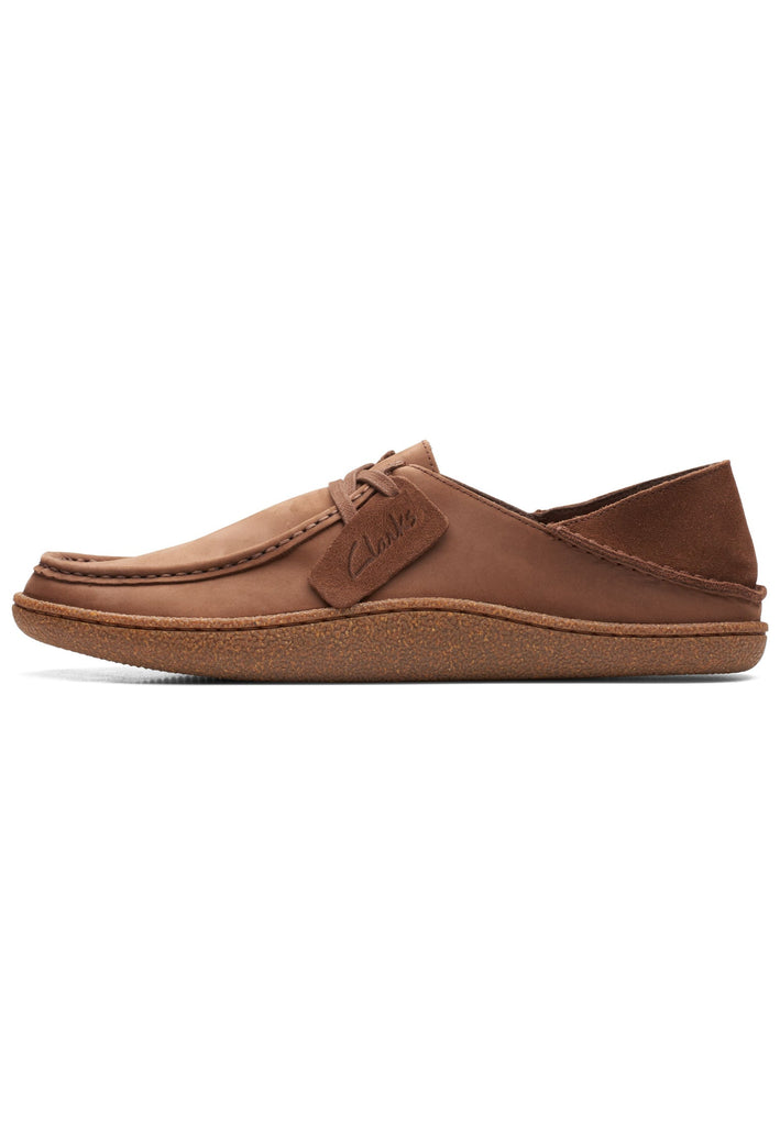 Clarks Halbschuhe Nubukleder Braun - surf4shoes