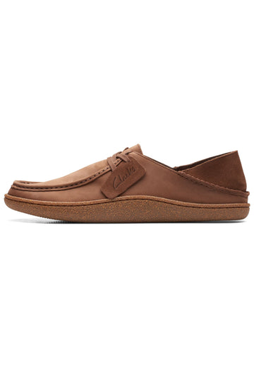 Clarks Halbschuhe Nubukleder Braun - surf4shoes