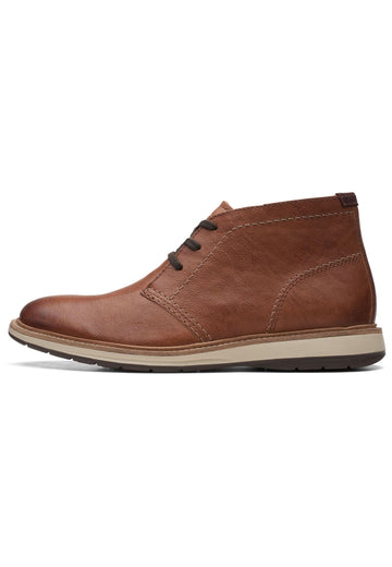 Clarks Halbschuhe Leder Tan - surf4shoes