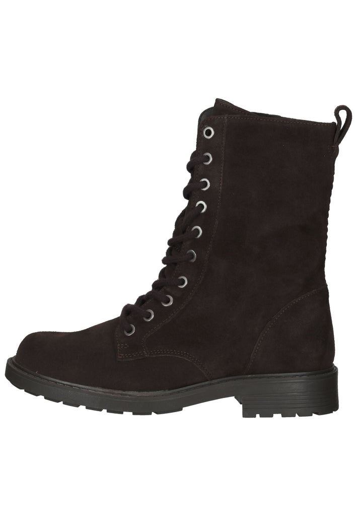 Clarks Stiefel Veloursleder Dunkelbraun - surf4shoes