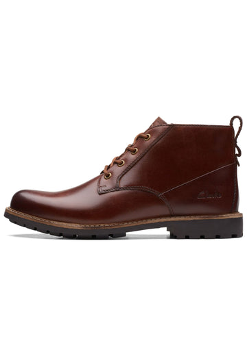 Clarks Halbschuhe Leder Braun - surf4shoes