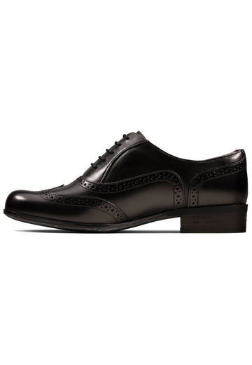 Clarks Halbschuhe Leder Schwarz - surf4shoes