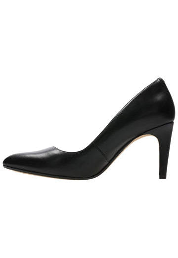 Clarks Pumps Leder Schwarz - surf4shoes