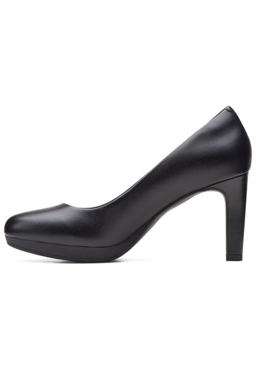 Clarks Pumps Leder Schwarz - surf4shoes