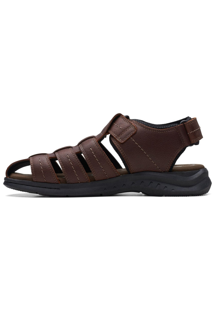 Clarks Sandalen Leder Brown - surf4shoes