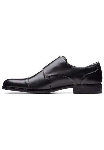 Clarks Businessschuhe Leder Schwarz - surf4shoes