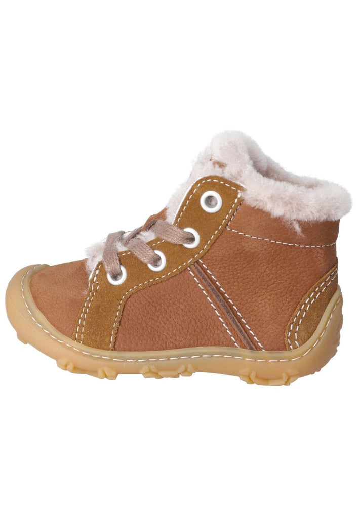 Pepino Halbschuhe Leder Curry Warmfutter - surf4shoes