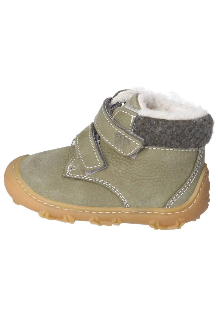 Pepino Halbschuhe Leder/Textil Olive Warmfutter - surf4shoes