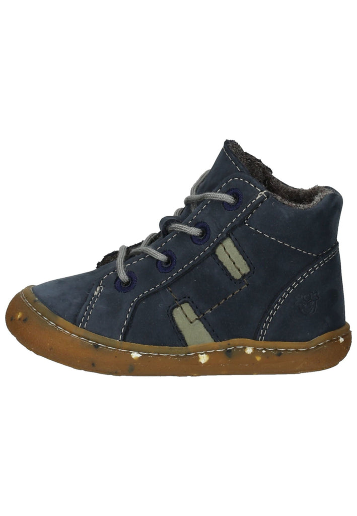 Pepino Halbschuhe Leder Dunkelblau Warmfutter - surf4shoes