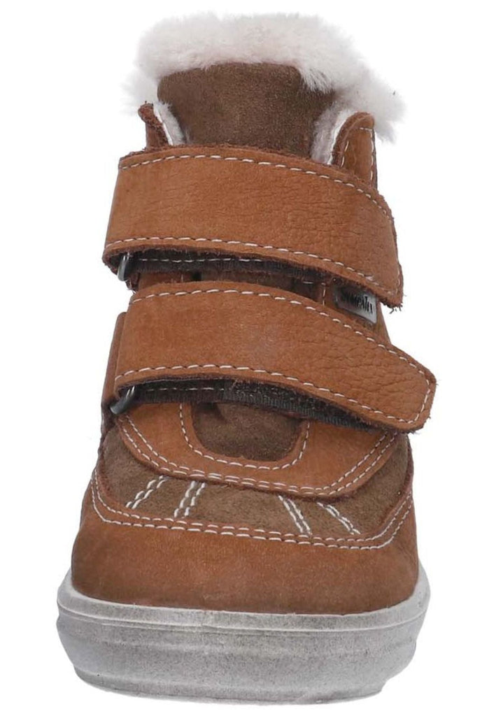 Pepino Stiefelette Veloursleder/Textil Curry Warmfutter - surf4shoes