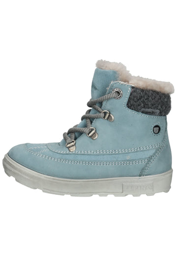 Pepino Stiefelette Veloursleder/Textil Hellblau Warmfutter - surf4shoes