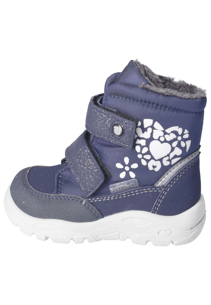 Pepino Stiefelette Lederimitat/Textil Dunkelblau Warmfutter - surf4shoes