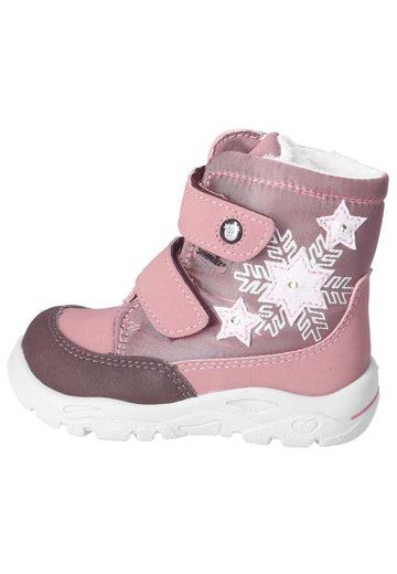 Pepino Stiefelette Lederimitat/Textil Rosa Warmfutter - surf4shoes