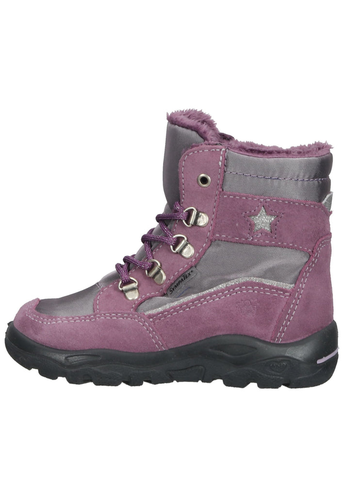 Pepino Stiefelette Veloursleder/Textil Purple Warmfutter - surf4shoes
