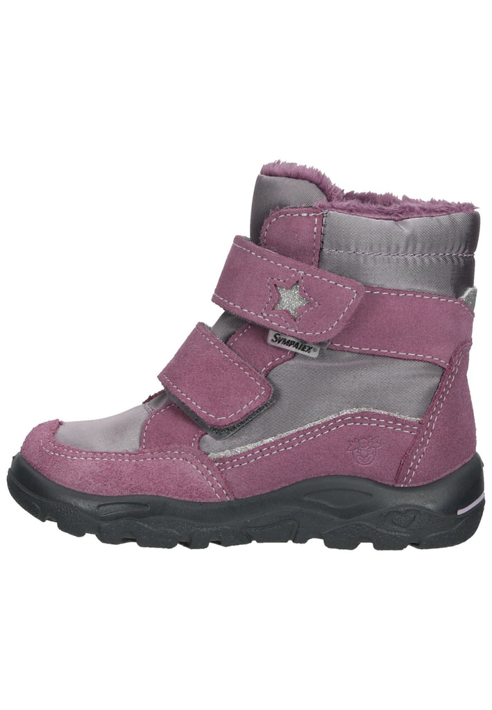 Pepino Stiefelette Veloursleder/Textil Purple Warmfutter - surf4shoes