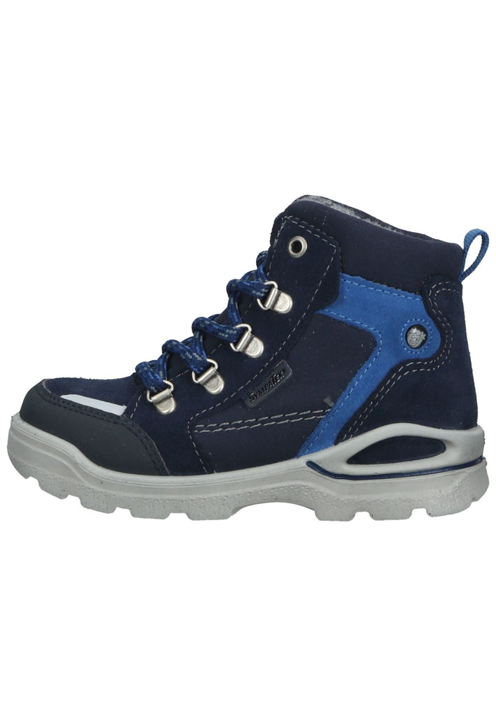 Pepino Stiefelette Veloursleder/Textil Dunkelblau Warmfutter - surf4shoes