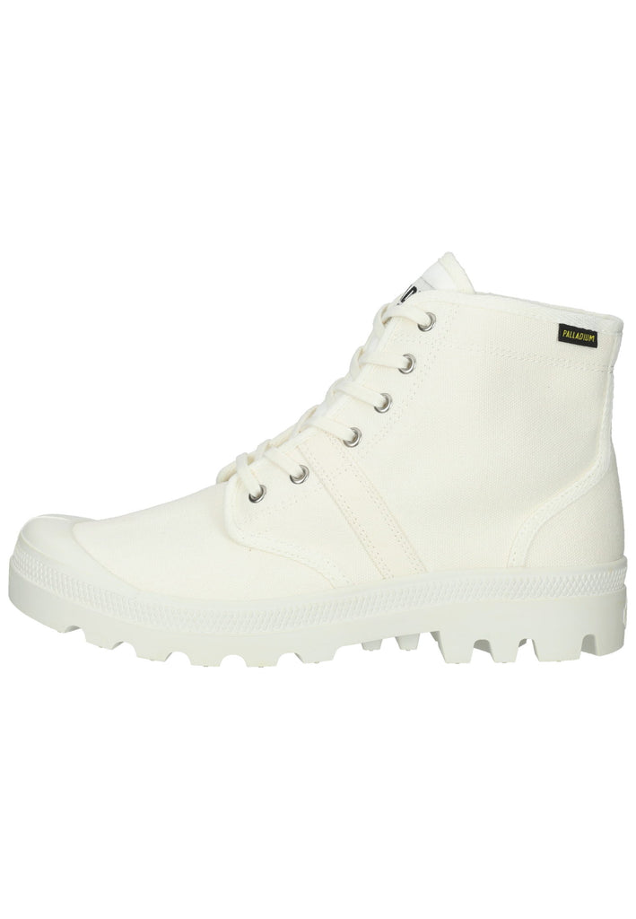 Palladium Stiefelette Textil Weiß - surf4shoes