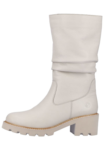 Remonte Stiefelette Glattleder Weiß Warmfutter - surf4shoes