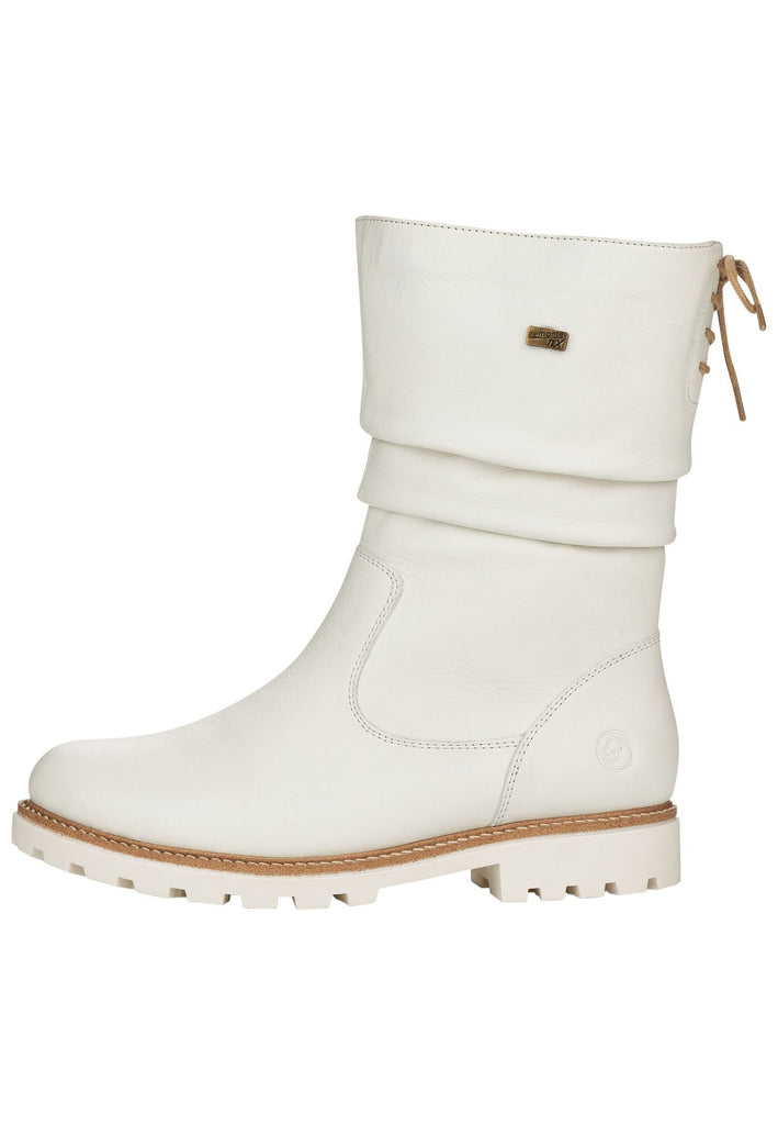 Remonte Stiefelette Glattleder Weiß Warmfutter - surf4shoes