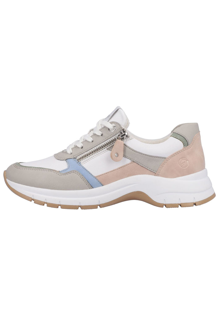 Remonte Sneaker Lederimitat Weiß/Grau - surf4shoes