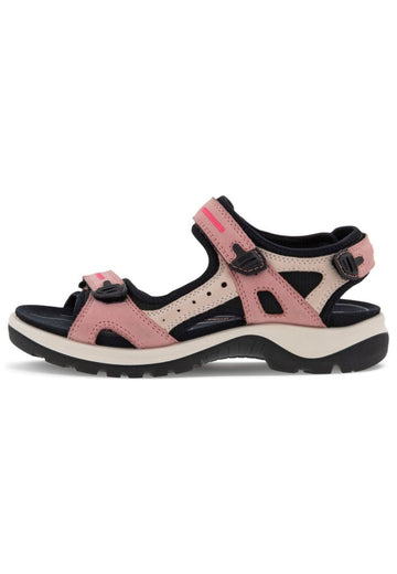 ecco Sandalen Leder/Textil Rosa - surf4shoes