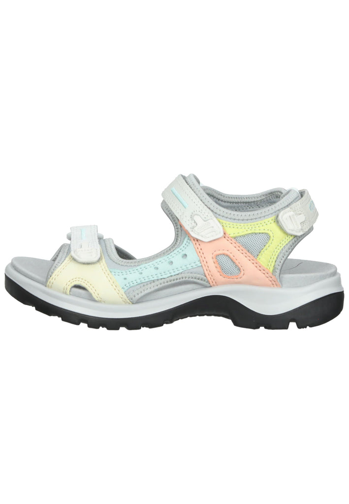 ecco Sandalen Nubukleder Grau/Multi - surf4shoes