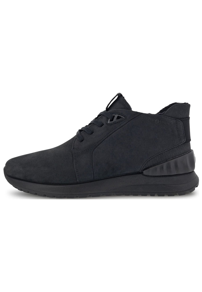 ecco Sneaker Nubukleder Schwarz Warmfutter - surf4shoes