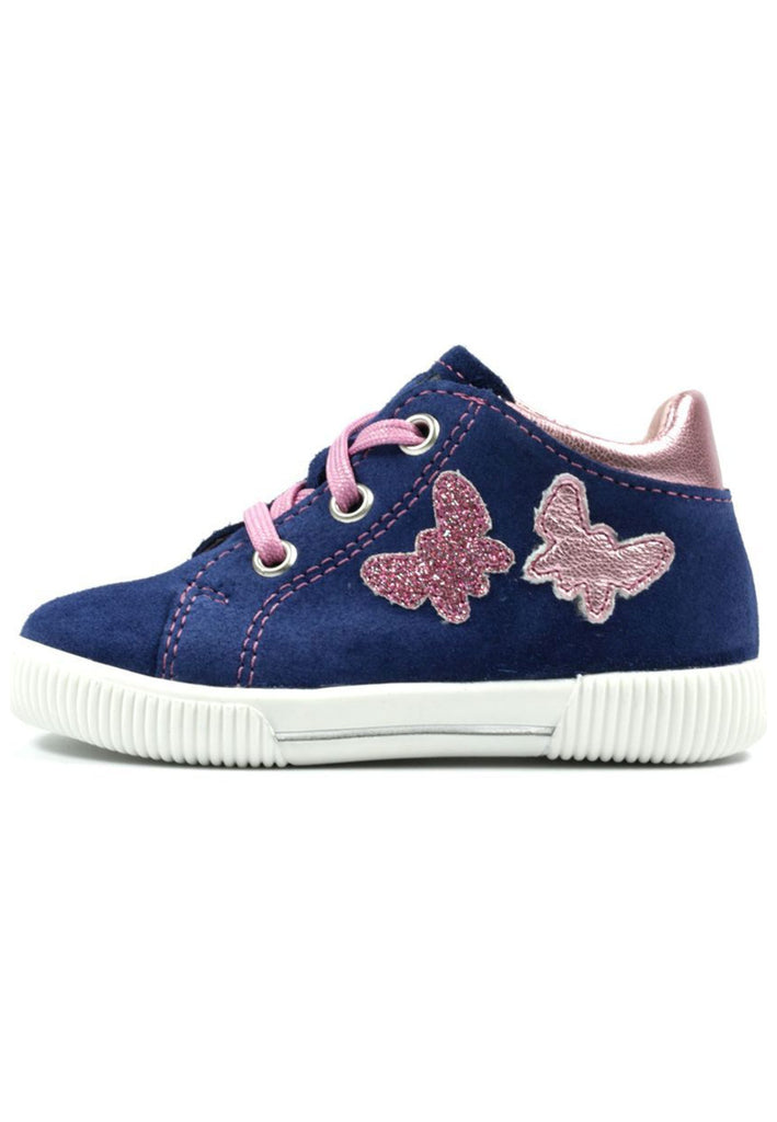Richter Sneaker Veloursleder Blau/Pink - surf4shoes